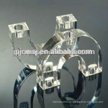 Venta al por mayor en forma de u candelabro de cristal para la boda Favors o decoración del hogar CH-12